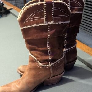 BCBGMaxAzria Brown Heeled Boots